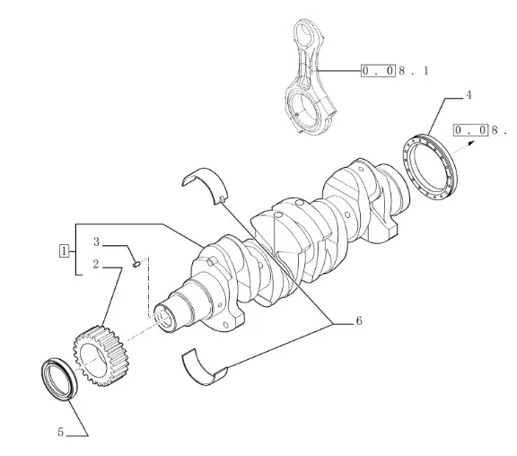 504276025 - вал коленчатый