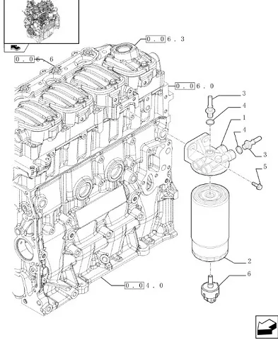 504287008 - головка фильтра