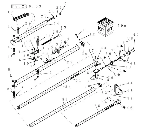 DR-754 - Стрела крана